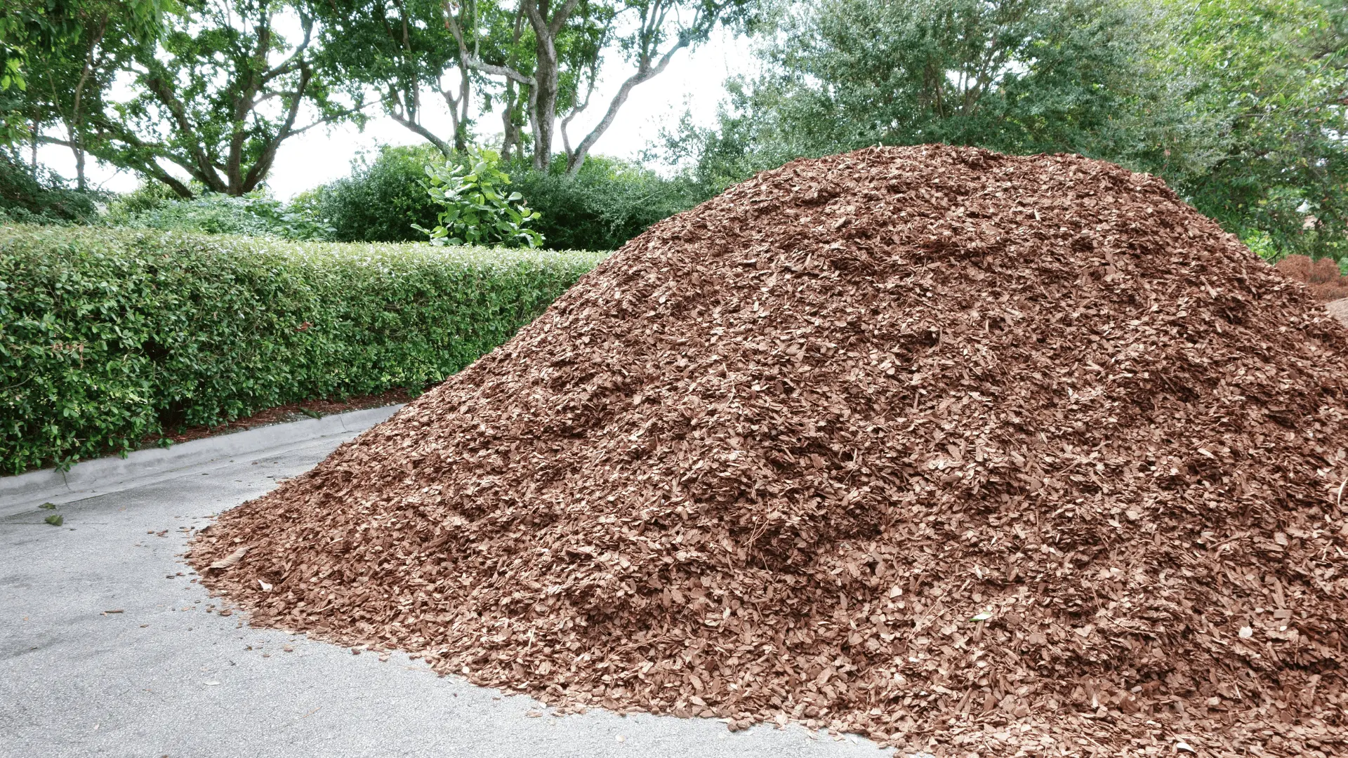 Map showing local mulch supplier locations
